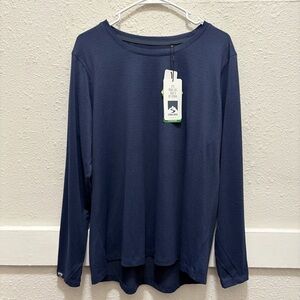 Storm Creek Women's Sightseer Long Sleeve T-Shirt in Navy NWT XL